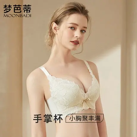 梦芭蒂小胸聚拢显大调整型内衣女无痕美背无钢圈收副乳防下垂胸罩商品大图