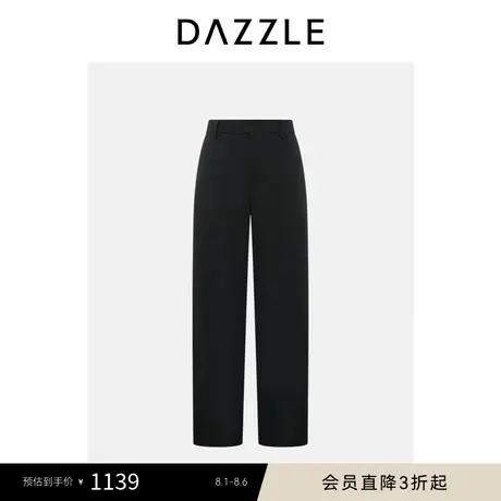 DAZZLE 地素奥莱休闲裤深灰色精纺长裤图片
