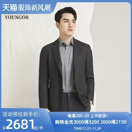 【商场同款】雅戈尔男士西服春季新款官方商务休闲男士单西S3967图片