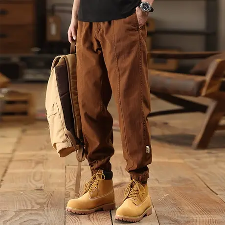 Modi Nick/摩帝尼克男款休闲裤潮流百搭新时尚纯棉青年束脚休闲裤图片