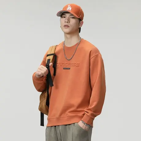 男士秋装舒适百搭男士外穿男秋冬款卫衣大码休闲重磅休闲潮流卫衣图片