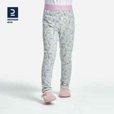 迪卡侬宝宝打底裤春夏薄款紧身儿童裤子外穿紧身裤运动裤女童KIDC图片