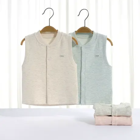 婴儿马甲秋冬季加绒加厚宝宝保暖内搭外套打底男女童小孩背心纯棉图片