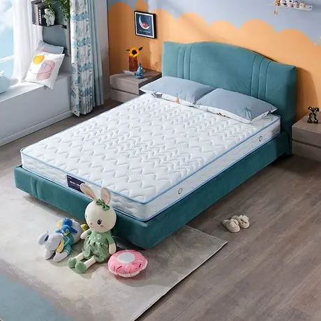 全友家居儿童床垫抗菌防螨青少年护脊儿童专用床垫图片