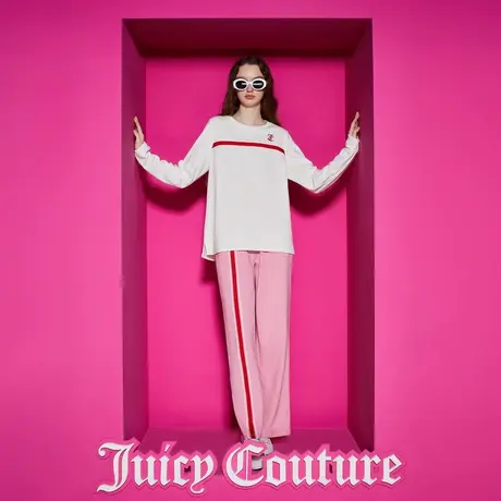 Juicy Couture橘滋23新款Redline logo绣花女卫衣商品大图