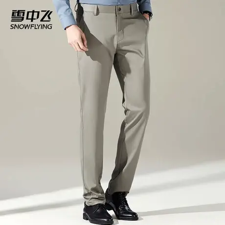 雪中飞休闲裤2025春夏季新品商务休闲修身男士款日常时尚长款裤子图片