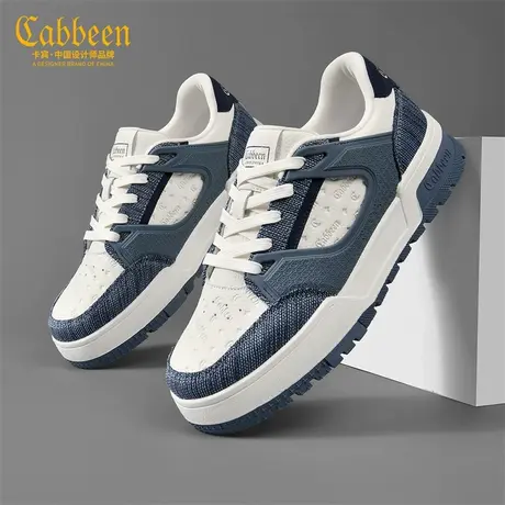 Cabbeen/卡宾男鞋夏季新款潮流百搭软底舒适小白鞋休闲运动板鞋商品大图