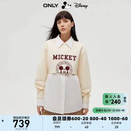 【上新】ONLY奥莱迪士尼DISNEY联名休闲套装衬衫女商品大图
