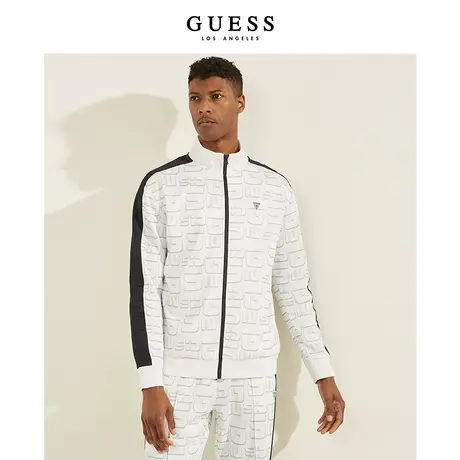 【38上新季】GUESS 男士潮流立领拉链外套图片