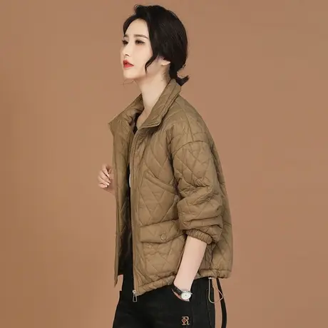 韩潮袭人复古立领棉衣棉服女冬季新款宽松百搭显瘦外套厚棉袄图片