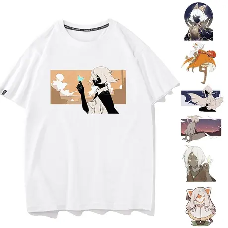 秀洛sky光遇衣服动漫游戏二次元周边短袖T恤男女纯棉休闲宽松半袖商品大图