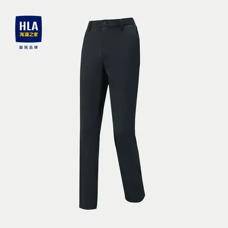 HLA/海澜之家时尚商务休闲裤2024春夏新款舒适高腰纯色裤子男商品大图