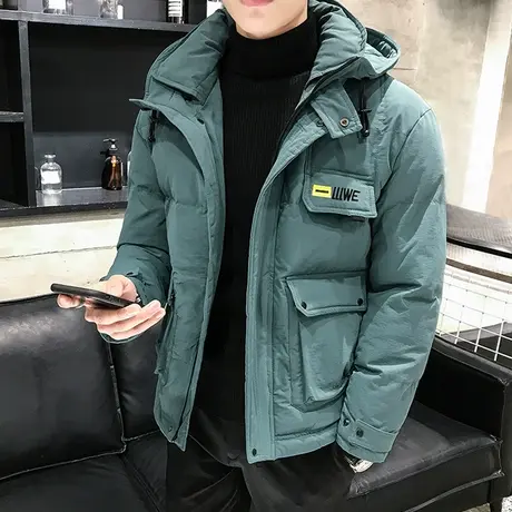 2023新款工装棉衣男士外套冬装潮流防寒棉袄冬季加厚保暖青年棉服商品大图