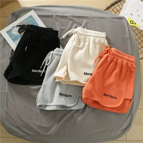 短裤女夏薄款三分裤宽松显瘦百搭学生阔腿热裤高街休闲运动裤子潮商品大图