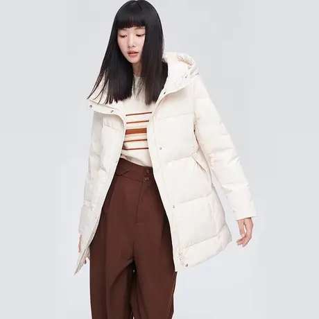 艾莱依冬季新款休闲羽绒服运动户外时尚百搭宽松保暖防风外套1174图片