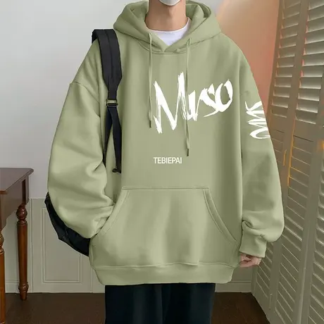 潮流卫衣男生秋冬季新款连帽美式重磅外套ins潮牌帽衫宽松上衣服商品大图