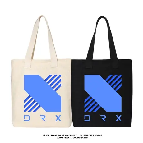 秀洛DRX战队麻布袋定制l手提袋手拎环保大容量便当帆布包袋子商品大图