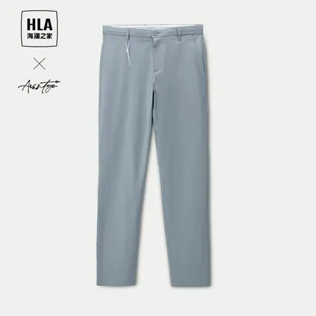 HLA/海澜之家轻商务时尚系列休闲裤24春夏新款微弹通勤纯色裤子男图片