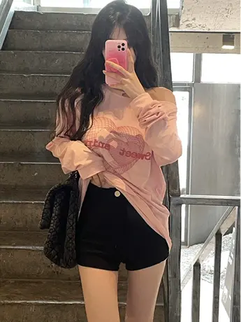 清仓捡漏ins高腰牛仔短裤女2023年夏季新款休闲短裤显瘦外穿热裤商品大图