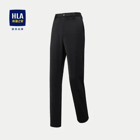 HLA/海澜之家六维弹力休闲裤2024春夏新款商务有型含桑蚕丝裤子男图片