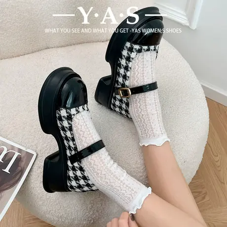 玛丽珍女2024年春季新法式赫本风小皮鞋小众复古单鞋女商品大图