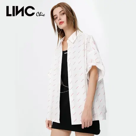 【衬衫合集】LINCCHIC金羽杰衬衫女长袖雪纺外套夏季S222SH251商品大图