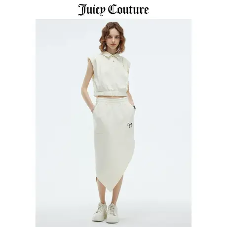 Juicy Couture橘滋POLO衫女2023春季新款美式休闲度假T恤无袖衬衫商品大图