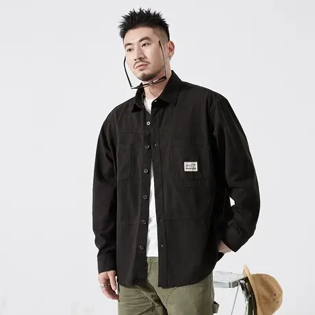 Modi Nick/摩帝尼克美式休闲外套日系复古工装重磅水洗男士外套商品大图