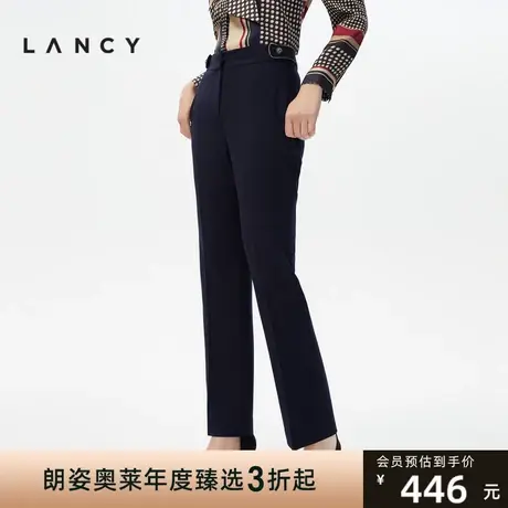 [特价]朗姿奥莱清仓特卖圆梦波尔卡西装裤女冬新款职业通勤简约风商品大图