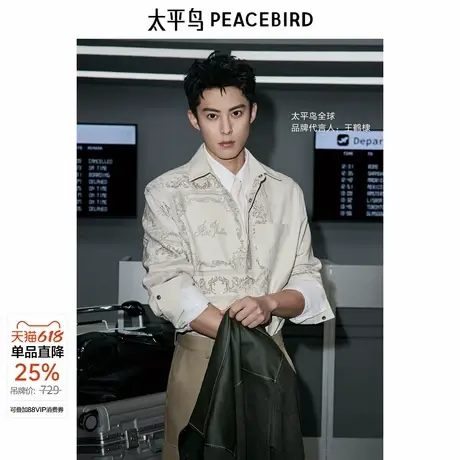 【商场同款】太平鸟男装衬衫B1CHE3222图片