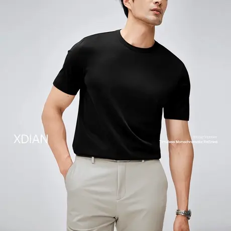 【前4小时8折】续点「0618/20:00 新品」液氨棉凉感抗菌短袖速干图片