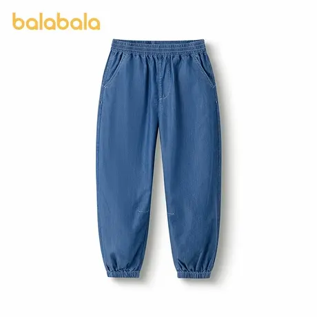 巴拉巴拉【商场同款】童装儿童裤子男童女童2025夏薄款防晒牛仔裤商品大图
