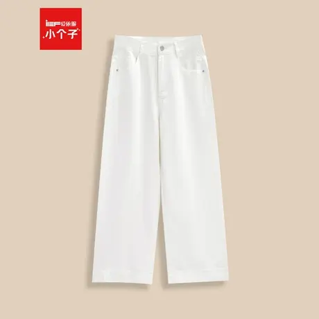 IEF/爱依服裤子2025夏季新款韩版简约休闲通勤百搭显瘦阔腿裤图片