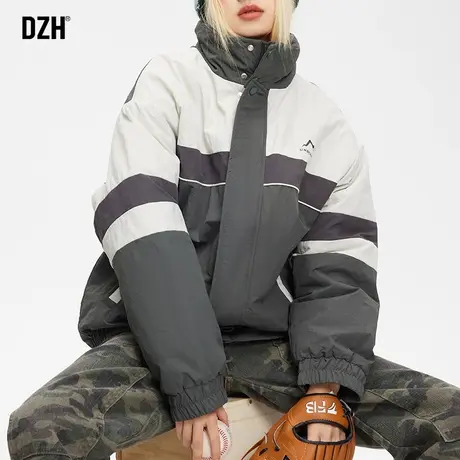 情侣装潮牌棉服男款冬季新款棉衣男加厚保暖棉袄2023新款美式外套商品大图