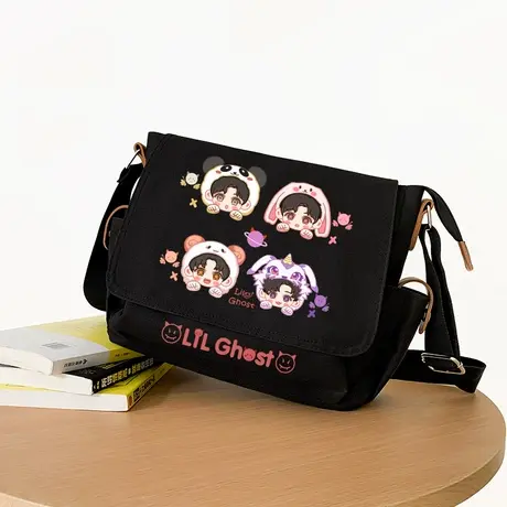 Lil Ghost 小鬼王琳凯 周边明星粉丝应援礼物书包单肩斜挎包商品大图