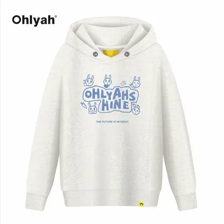 Ohlyah潮牌2023年新款连帽卫衣女春秋韩版宽松休闲上衣外套ins潮商品大图