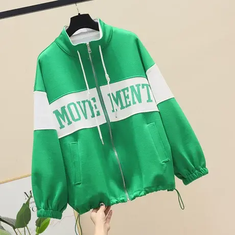 欧洲站外套女春秋2023新款爆款韩版宽松休闲ins上衣英伦风卫衣潮图片