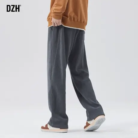 男士美式休闲裤男秋季裤子男款2023新款美式潮牌宽松直筒裤运动裤商品大图