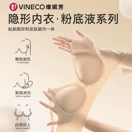 Vineco/维妮芳凉感抗菌无痕软支撑内衣6609商品大图