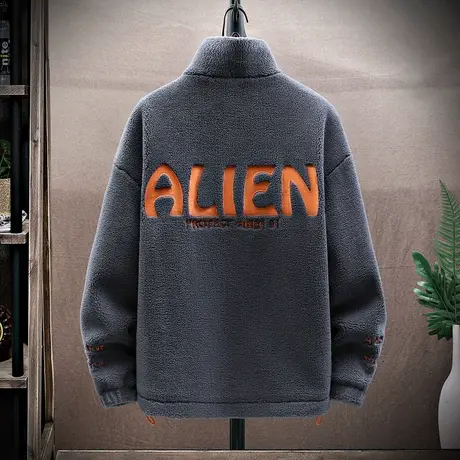 羊羔绒外套男棉衣冬季羊羔毛加厚保暖棉袄潮牌青少年学生羽绒棉服商品大图