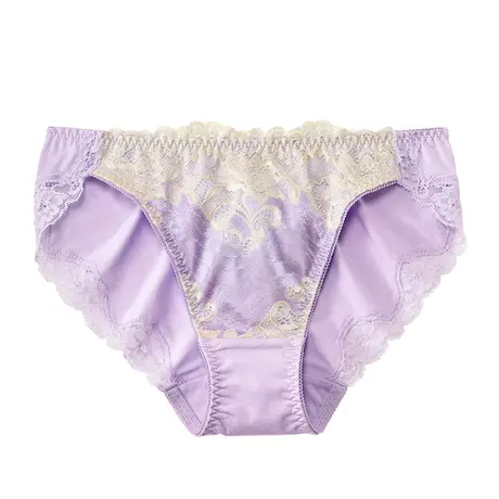 爱美菲露性感蕾丝边三角裤女士透气舒适内裤低腰裤头少女日系甜美商品大图