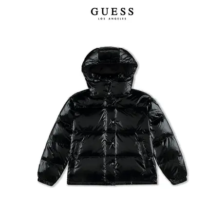 【38上新季】【秀智同款】GUESS通勤纯色经典韩式羽绒服YN4W5890图片