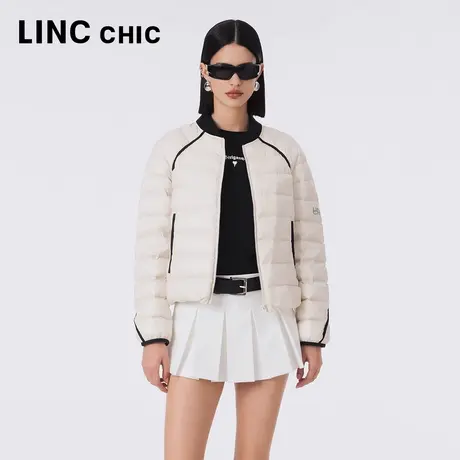 LINCCHIC金羽杰超轻便携短款羽绒服女2023秋季新款机能感简约立领商品大图