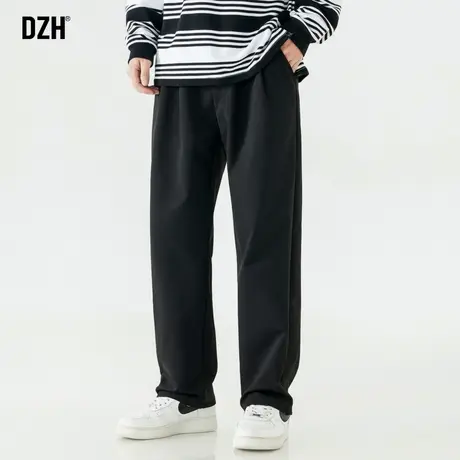 男士垂感西裤男冬款休闲直筒裤秋季宽松裤子男款2023新款长裤男裤商品大图