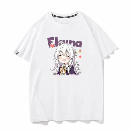 秀洛魔女之旅衣服伊蕾娜同款周边二次元夏季新款纯棉短袖T恤情侣商品大图