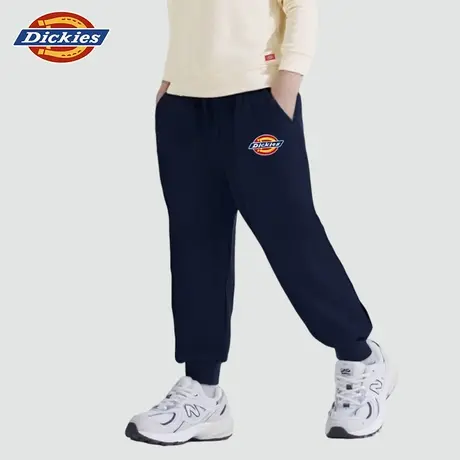 Dickies童装男童裤子男孩秋季黑色运动裤儿童秋款美式休闲卫裤薄A图片