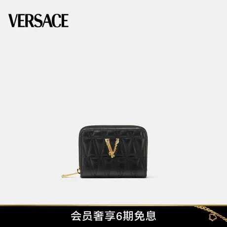 【新年礼物】VERSACE/范思哲 女士Virtus对折拉链钱包商品大图