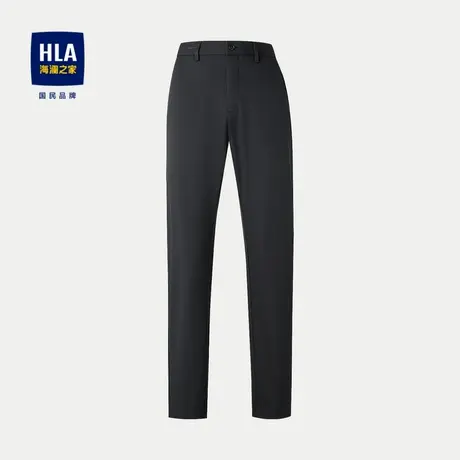 HLA/海澜之家含桑蚕丝休闲裤2024春夏新款简约舒适纯色裤子男图片
