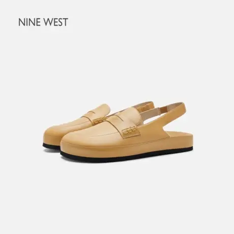 【商场同款】Nine West/玖熙穆勒鞋女夏外穿一脚蹬懒人鞋勃肯凉鞋图片