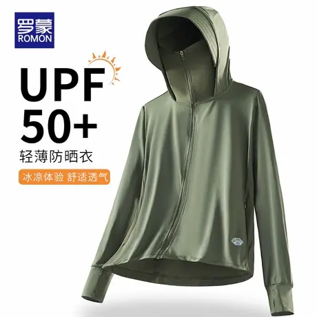 罗蒙男士夏季防晒衣男款2025新款防紫外线百搭夏天轻薄款防晒服男商品大图